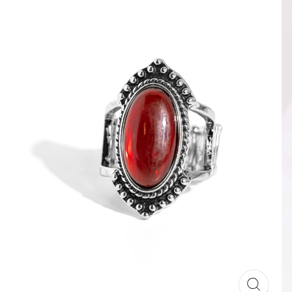 Coquettishly Casablanca Red Ring Sz 💍 5-9 NWT